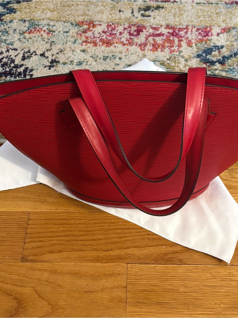 Louis Vuitton Vintage Red Epi Leather St Jacques PM - Picture 10 of 10